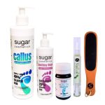 مجموعة كاملة5 قطع (كالس و غسول و زيت و مبرد,و سيرم اظافر  )