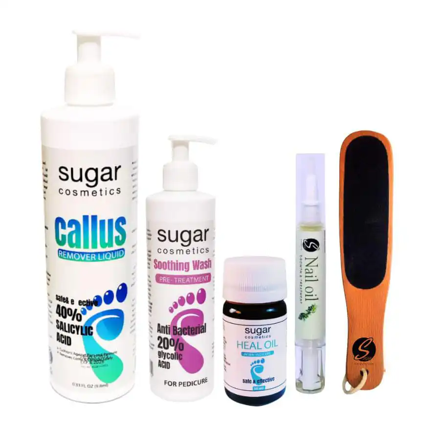 WhatsApp Image 2026-01-13 at 23.36.59 full package 5 pcs (callus+oil+pretreatment+scrubber+nail oil) - Image 1