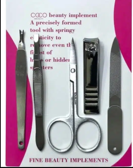 pedicure set 5 pcs